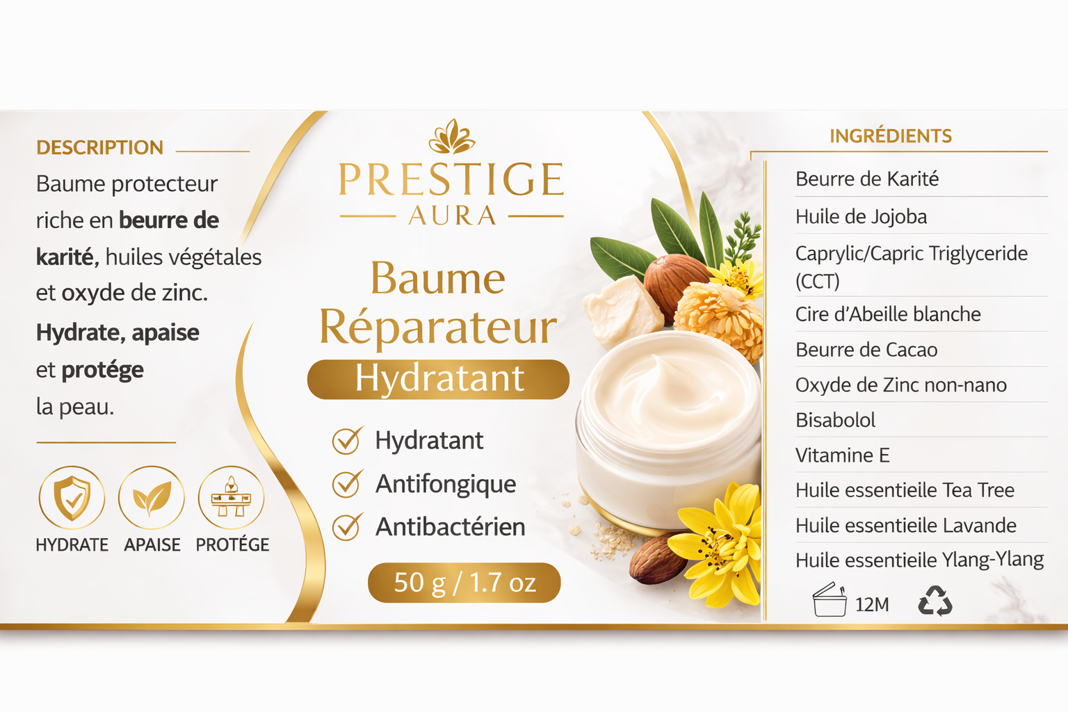Baume Réparateur Hydratant